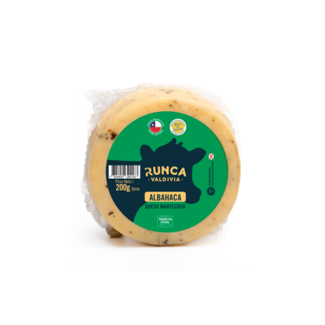 Queso Mantecoso Runca Albahaca 230 g
